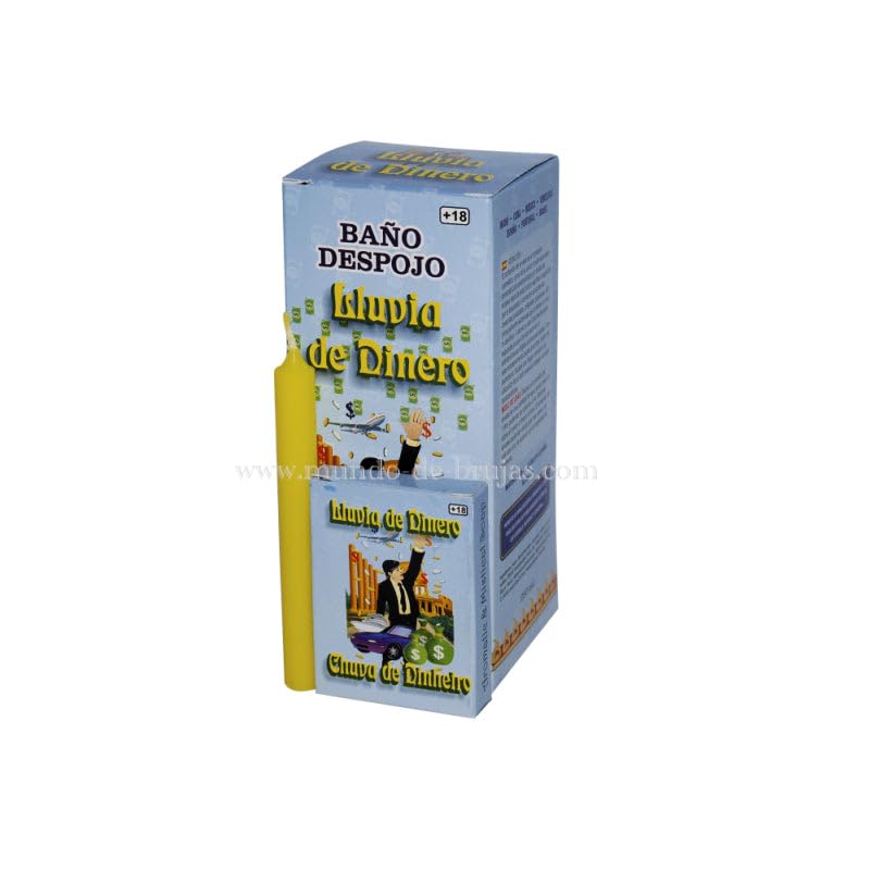 Pack Baño Lluvia de Dinero kit esotérico de limpieza energética