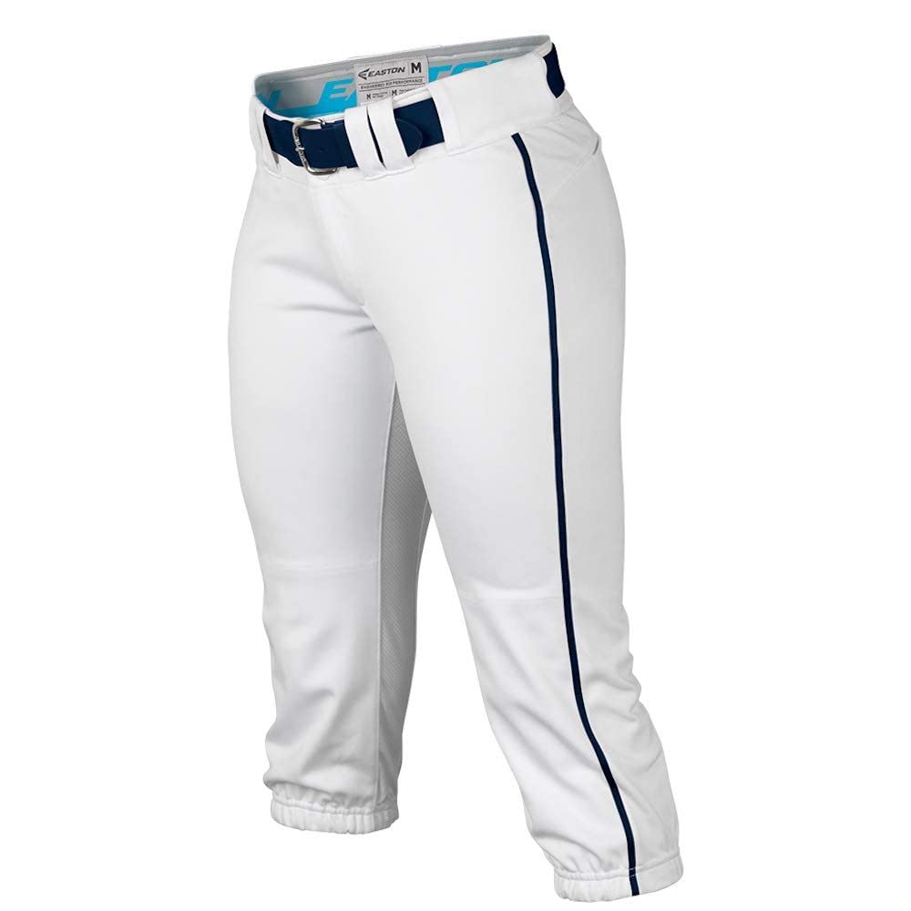 Pantalon Easton Softball Fastpitch Zone Femme – Noir, Taille M, Ceinture élastique