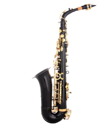 Glory Black Laquer E Flat Alto Saxophone With 11Reeds,8 Pads Cushions,Case,Carekit #TOP3