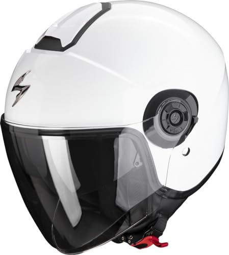 Casque SCORPION EXO-CITY II Blanc XXXL avec écran long de protection