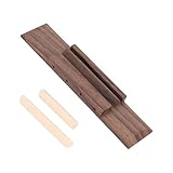 Professionelles Palisander Ukulelensteg und Sattelset, höhenverstellbarer Sattel und Sattel für 21-26-Zoll Ukulelen Instrumententeile