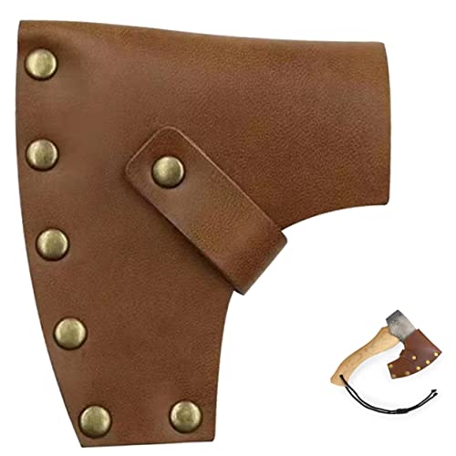 LIOOBO Hatchet Blade Protector Garden Axe Portable Cover Leather Hatchet Cover