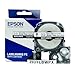 Epson LABELWORKS 203YLBWPX-5PK Tape Cartridge - 5 Unit Case Pack Black on White Shrink Tube Industrial Label Maker Tape - AWG 16-22, 1/8