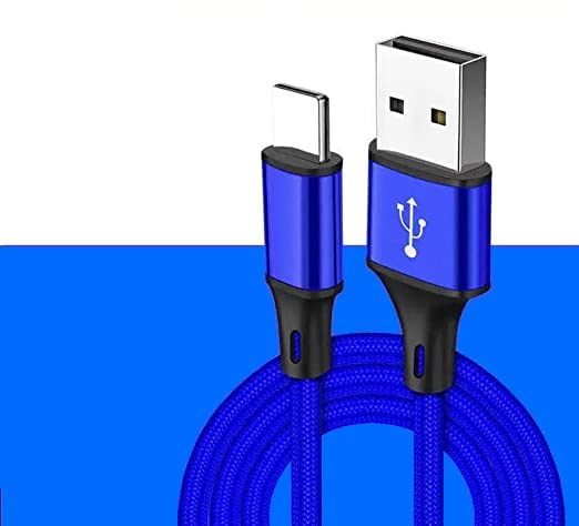 Carga rápida USB tipo C (azul)