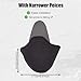 NICENEEDED 2 Pairs Half Helmet Speaker Pockets, Motorcycle Helmet Speakers Pouches 1/2 Helmet Ear Pads Pouch, Helmet Ear Cover Helmet Ear Protection Accessories Reduce Wind Noise and Keep Warm in Cold