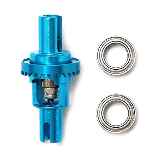 MiTASQfor Wltoys K929 K939 K969 K979 K989 K999 1/28 Scale RC Car Spare Parts K989-26 Metal Upgrade Adjustable Ball Differential Box ( Color : Blue 1pcs )