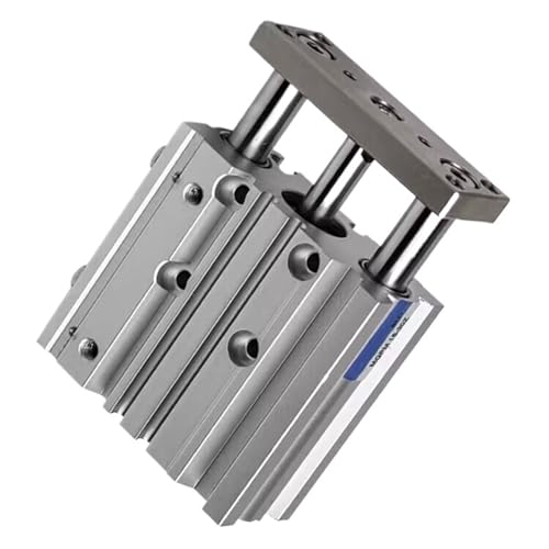 Cilindro neumático guiado MGPM25 de vástago doble 75mm 4