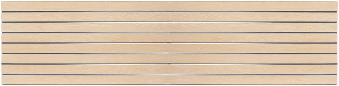 Displays2go Slatwall Panel System with Maple Finish (WMSWEPRSMP)