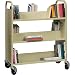 Lorell Double-Sided Book Cart