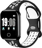 Elaikement Band Compatible with Watch Bands 42mm 44mm 45mm Women Men, Breathable Sporty Replacement...