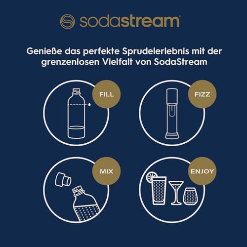sodastream ENSO Wassersprudler - 1L Sprudlerflasche, Edelstahl, Silber – Ansicht 5