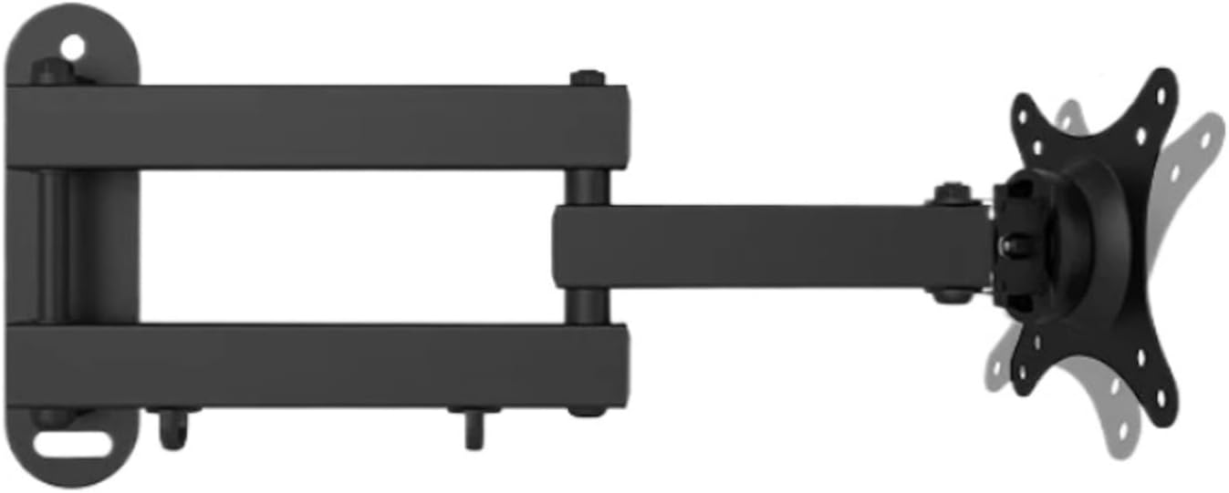 Tiltable & Rotatable TV & Monitor Wall Mount Bracket, Universal Flat Panel Holder(Gray)