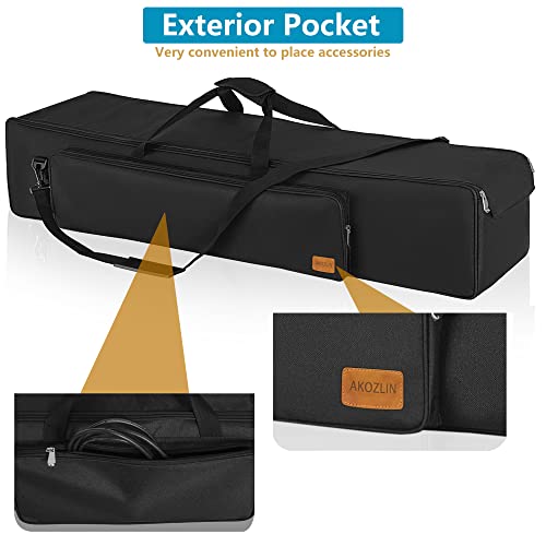 AKOZLIN Tripod Handbag 50" Tripod Carrying Case to Carry 2 Speaker Stands with Shoulder Strap Waterproof Heavy-Duty for Lights, Speakers, Cameras, Booms, Microphone Stands by AKOZLIN - Image 4