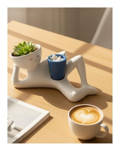 Image of Funny Plant Pots (Blue)