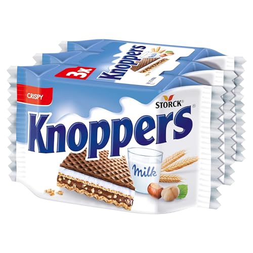 Storck Crispy Knoppers Milk Hazelnut Wafer 75g