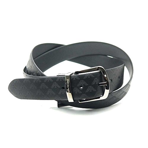 エンポリオ・アルマーニ/EMPORIO ARMANI メンズベルト Y4S074 YKL2J 88001 NERO ブラック 並行輸入品