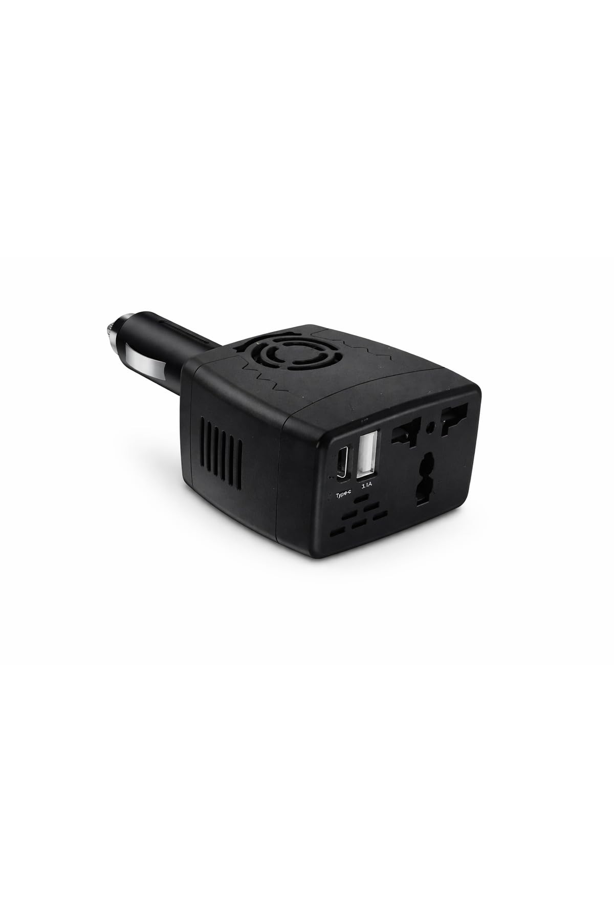 12V Araç İnvertörü 220V Priz Çevirici + USB + Type-C 150W