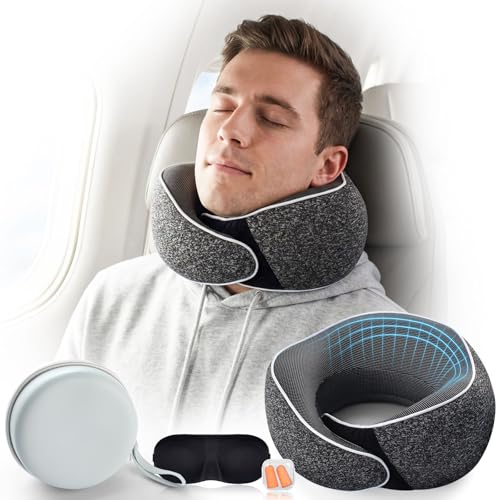 Aosun Coussin de Voyage Avion et Voiture, Oreiller de Voyage