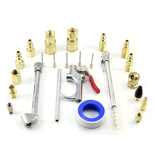 --4). Pistola di soffiaggio in acciaio 1/4''NPT (1 pz)