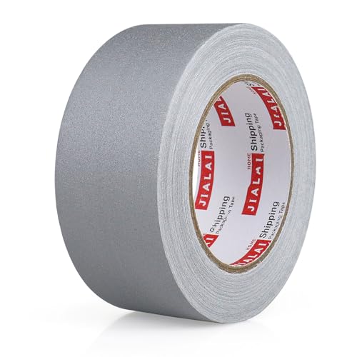 JIALAI HOME Gaffers Tape - 2 Inch x 30 Yards (90 Feets) Gray Gaff Tape - Non-Reflective, Grafting Tape for Filming, Photography, Radio, Heavy-Duty Water Resistant Matte Finish Gaff Tape