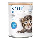 PetAg KMR Kitten Milk Replacer Powder - Prebiotics and Probiotics for Newborn to 6 Week - 12 oz Powdered Drink Mix