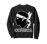 Corsica Maure Head with White Bandana Present Idea Córcega Sudadera