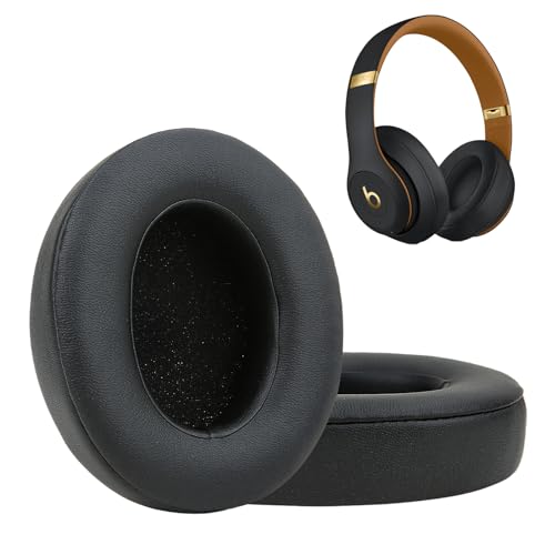 Ya en manzanajugosa.com: Almohadillas para auriculares Beats Studio 2 y Studio 3 con cable e inalámbricos con espuma viscoelástica mejorada y piel sintética a prueba de sudor (negro)