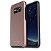 OTTERBOX Symmetry Series for Samsung Galaxy S8+ - Retail Packaging - Pink Gold (Black/Pink Gold Graphic)