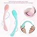 2PCS Silicone Facial Cleaning Brush- 2 in 1 Face Scrubber Exfoliator for Exfoliating, Massaging, Remove Blackheads- Face Mask Applicator Brush for for Mud, Clay, Lotion, DIY Mask