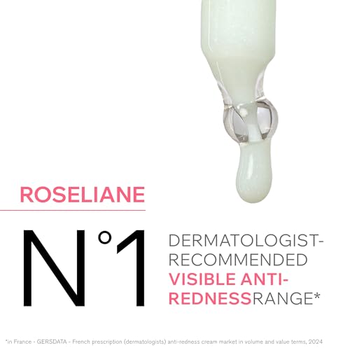 Uriage Roseliane Anti-Redness SPF30 Face Cream 40ml - Soothes, Hydrates, Reduces Redness of Sensitive Skin - With Shea Butter - Long-lasting Comfort & Sun Protection - Non-comedogenic (NEW PACKAGING)