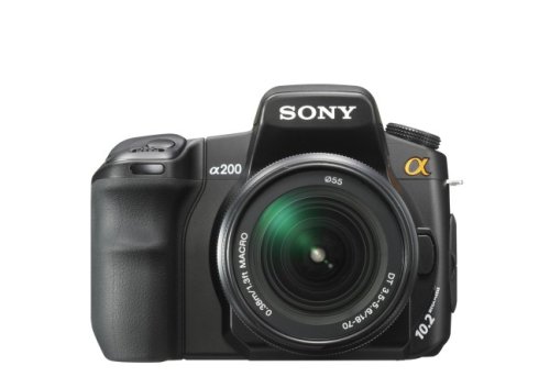 Sony DSLR-A200 Digital SLR Camera - Black