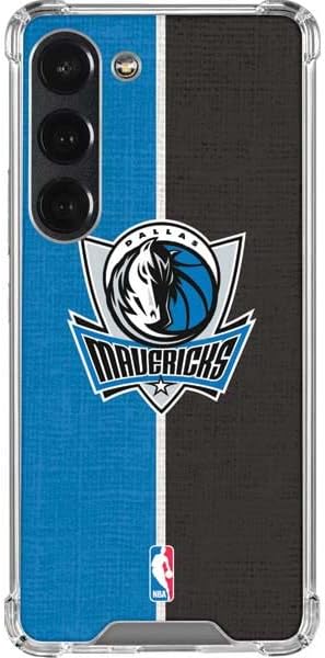 Skinit Clear Phone Case Compatible with Galaxy S23 - Officially Licensed NBA Dallas Mavericks Canvas Design