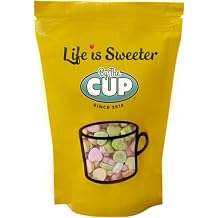 بواسطة The Cup Small Candy Conversation Hearts، حقيبة كبيرة سعة 1 رطل