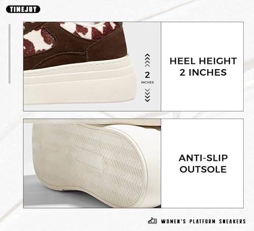 Women's Platform Fashion Sneakers Non-Slip Chunky Sole Casual Low Walking Shoes for Daily Wear & Streetwear Outfits3