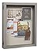 Everly Hart Collection 11x14 Distressed Gray Picture Frame Display Shadow Boxes, Grey