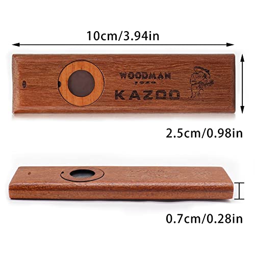 Kazoo en Bois WorthPlanet Bois Kazoo avec Boîte en Métal Excellent Instrument Compatible avec la Guitare et l’Ukulélé… - Les Beatles, Paul McCartney, John Lennon, RIngo Starr, George Harrison Kazoo en Bois WorthPlanet Bois Kazoo avec Boîte en Métal Excellent Instrument Compatible avec la Guitare et l’Ukulélé… – Image 3