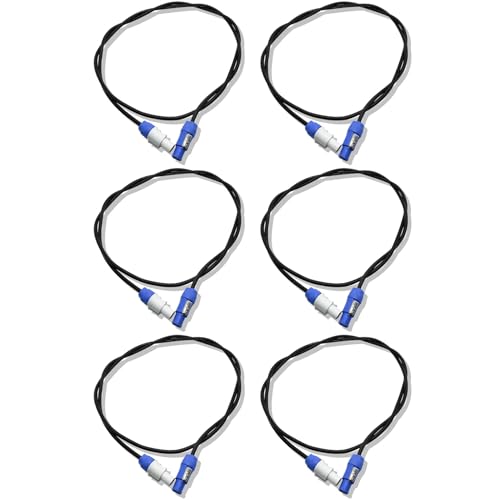 Câble Powercon d'extension 1M avec verrouillage sécurisé pour lyre 5R et 7R en pack de 6