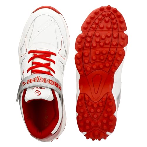 Image of PRO KVH Men's Cricket Spikes Shoes | Extended Plus Series with Maximum Energy Return, Upgraded for New Generation of Cricket | Rubber Toe for Stability and Support