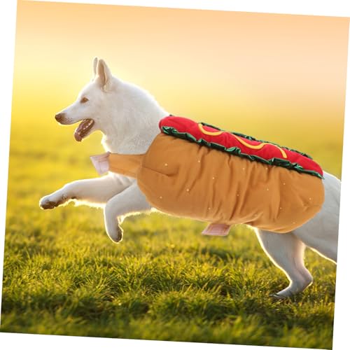 Disfraz Hot Dog para Mascotas Talla M miniatura 6