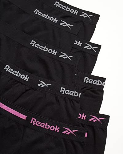 Reebok Girls' Boyshorts Underwear - 8 Pack Soft Seamless Long Leg Boy Shorts - Playground Shorts for Girls (6-16)3