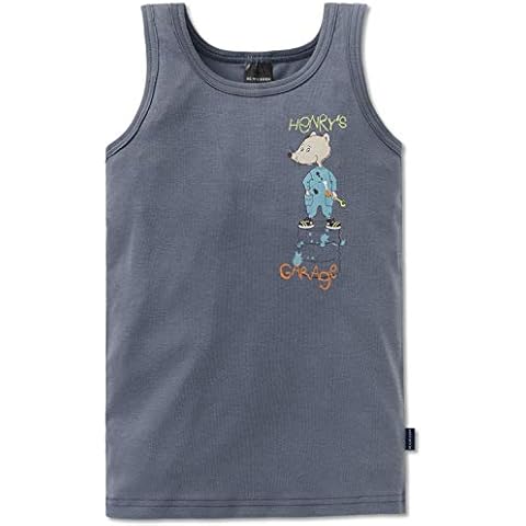 Schiesser Boys' Rat Henry Grey Undershirt Cover
