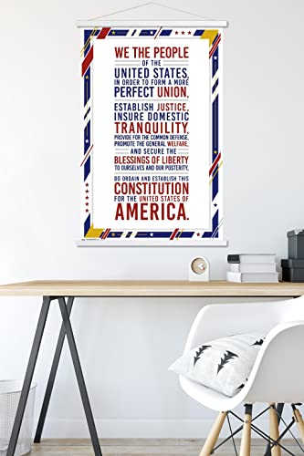 Affiche Constitution États-Unis d'Amérique déco murale 56x86 cm - 6