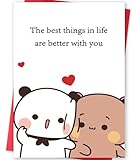 BENNLOOS Funny Valentine's Day Card for Him Her, Romantic Valentines Day Card Gifts for Husband Wife Boyfriend Girlfriend