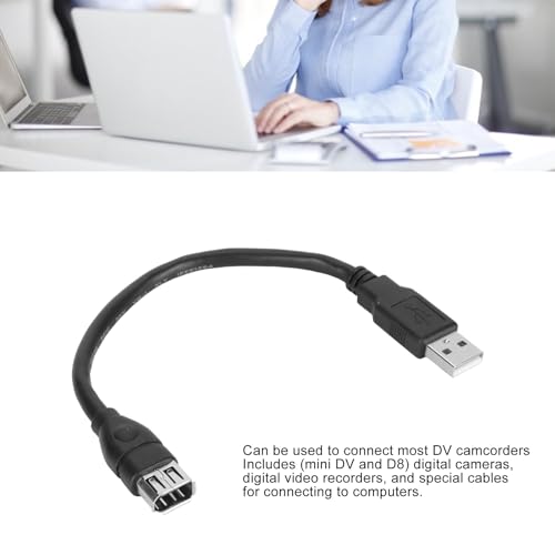 KIMISS Firewire 400 a USB Firewire 1394 6 Pin Femmina USB 2.0 AM Cavo Adattatore e Cavo Riproducibile per Fotocamera Digitale, Cavo in PVC, IEEE1394 per Fotocamere -