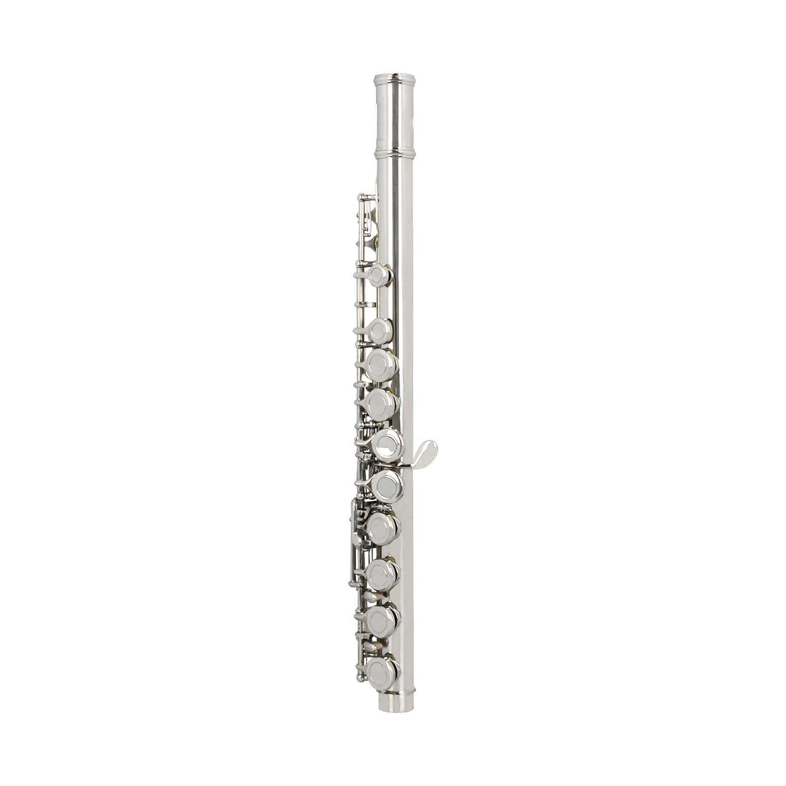 Flûte Traversière Nickelée 16 Trous Clé C E Instrument De Jeu Pour Débutant Et Adulte Flûte Pour Adultes
