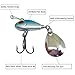 unclesportinfof 5pcs/lot Spinner Bait 2.17inch/0.4oz Hard Fishing Lure Tail Spin VIB Saltwater Fishing Bait Swimbait Crankbait