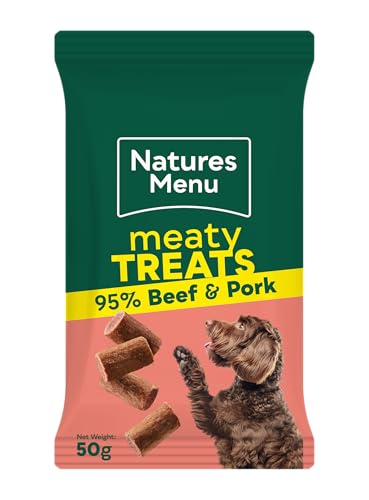 Natures Menu Meaty Treats for Adult Dogs with Beef - 12 x 50g, 50 g (Pack of 12) - Image 2