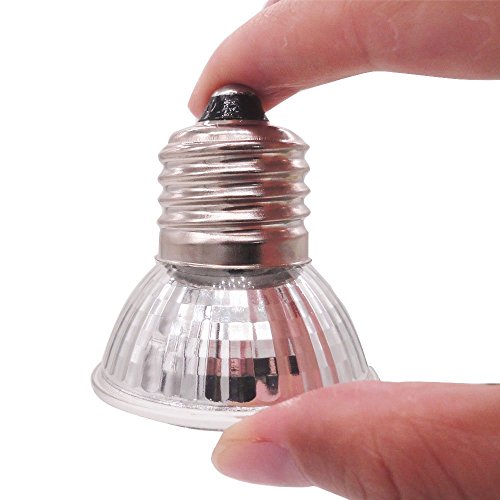 Ctkcom 25W Uvb+Uva Light Bulb Halogen Basking Bulb(4 Pack)- 110V Full Spectrum Reptilian Lamp Lizard Lamp Uv Heating Lamp Spot Lamp For Turtle Aquarium Aquatic Reptile Lizard Habitat Heat Light,4 Pcs #TOP3