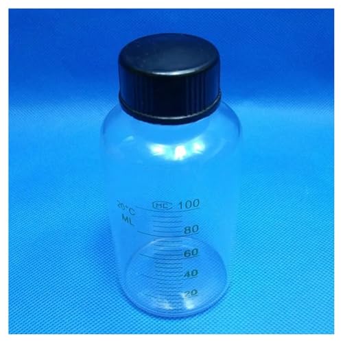 Flacons en verre gradués 100 ml pour échantillons de laboratoire (Lot de 10)