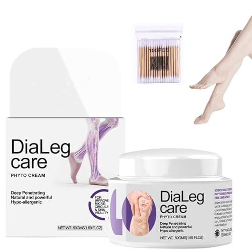 Ourlyard DiaLeg Care Cream, Crema Avanzada para el Tratamiento de las Piernas, Ourlyard Leg Care Ointment, Ayuda con los Calambres y el Dolor de Piernas, para Todo Tipo de Pieles (1pcs)